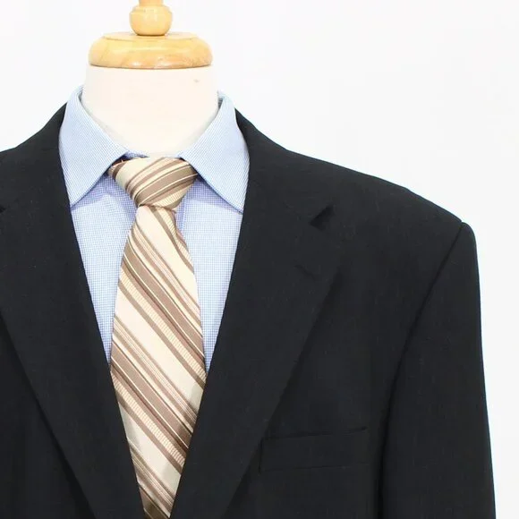 Pronto Uomo 48R 40x27 Gray Solid 2-Button Suit R411